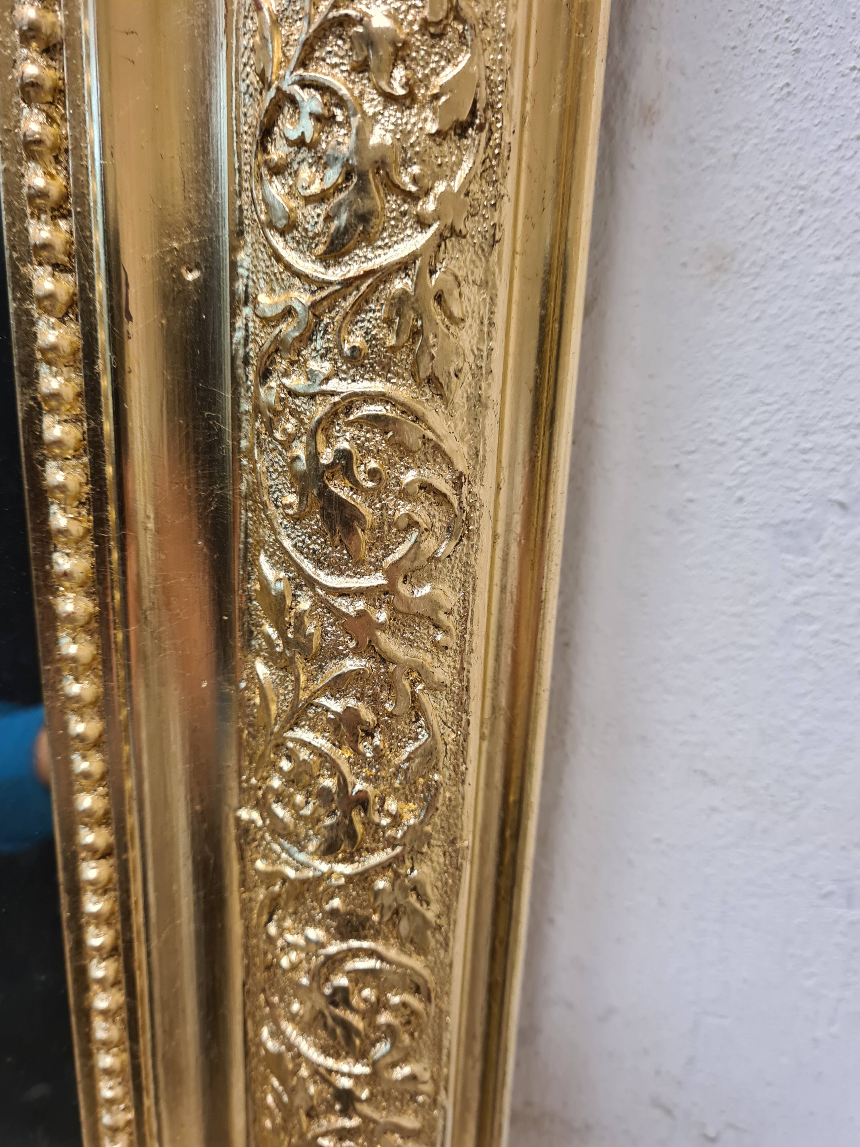 Antique Louis Philippe gilded mirror