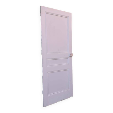 Porte de communication h216,5x87cm ancienne panneautée, moulurée