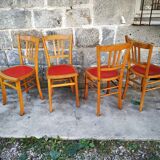 Series of four bistro chairs