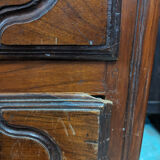 18th century Louis XIV period chest of drawers in solid walnut