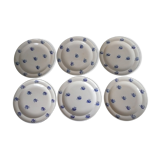 Suite of 6 flat plates