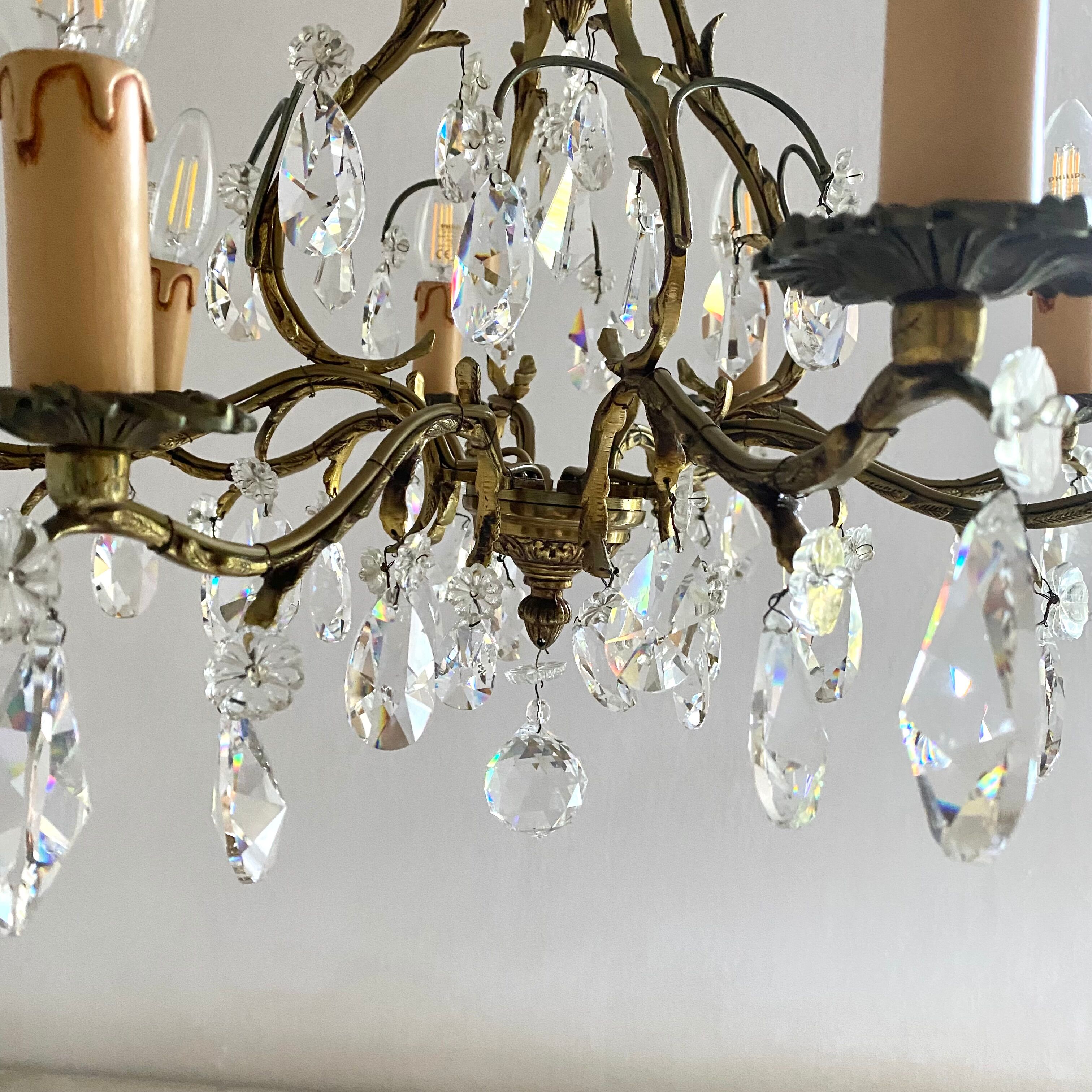 Chandelier with tassels