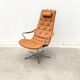 "Bravo" armchair by Jan Ekström for Conform in leather and aluminium, Sweden 2018