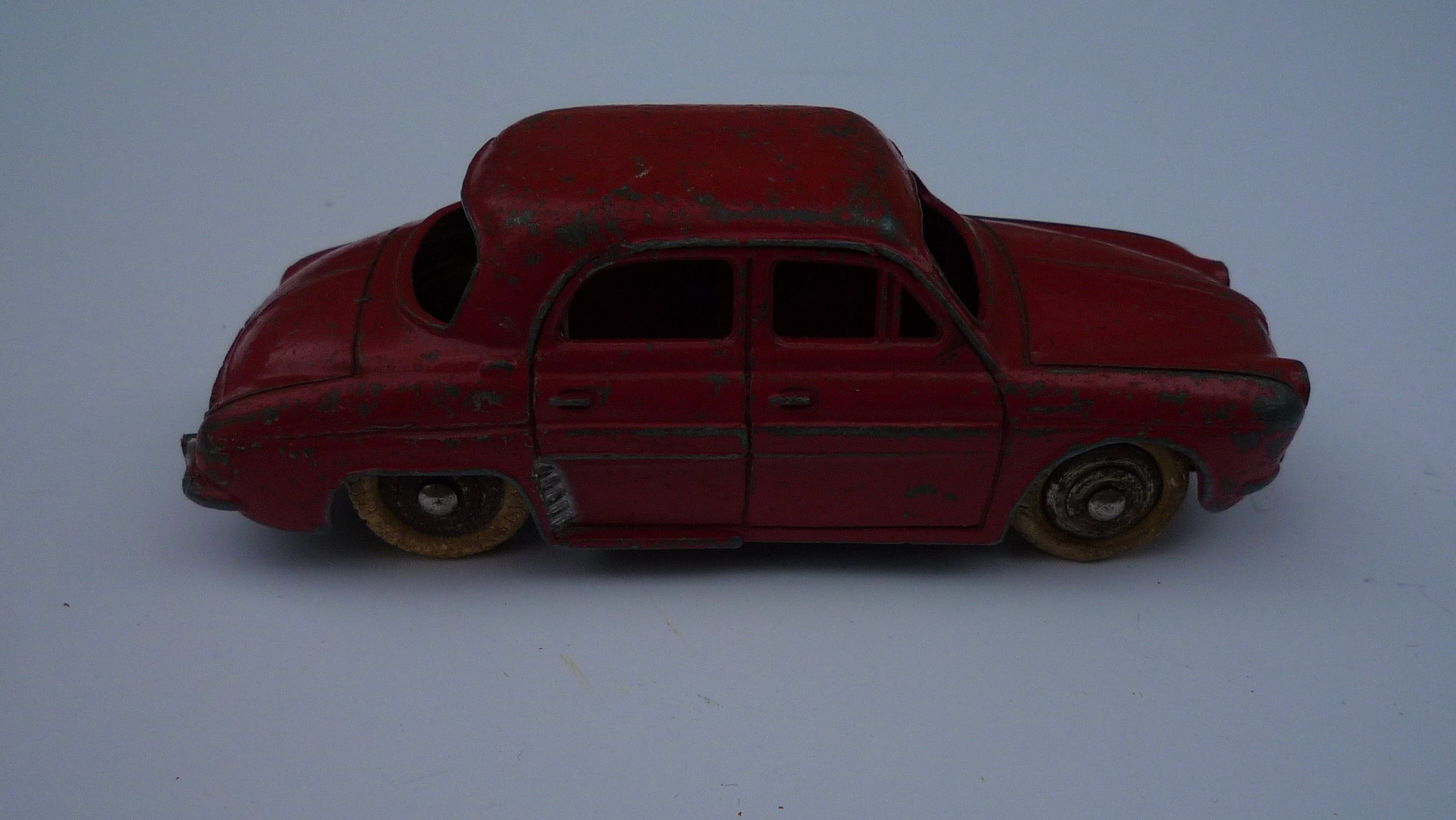 Vintage car Dinky Toys Renault Dauphine red
