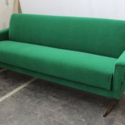 Emerald Green Mid-Century Canapé, Italy