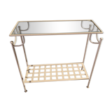 Forged iron console