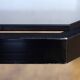 Smoked glass and metal coffee table, 1970s