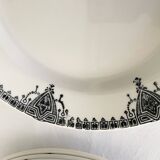 Flat ironstone plates bft 19th century