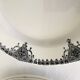 Flat ironstone plates bft 19th century