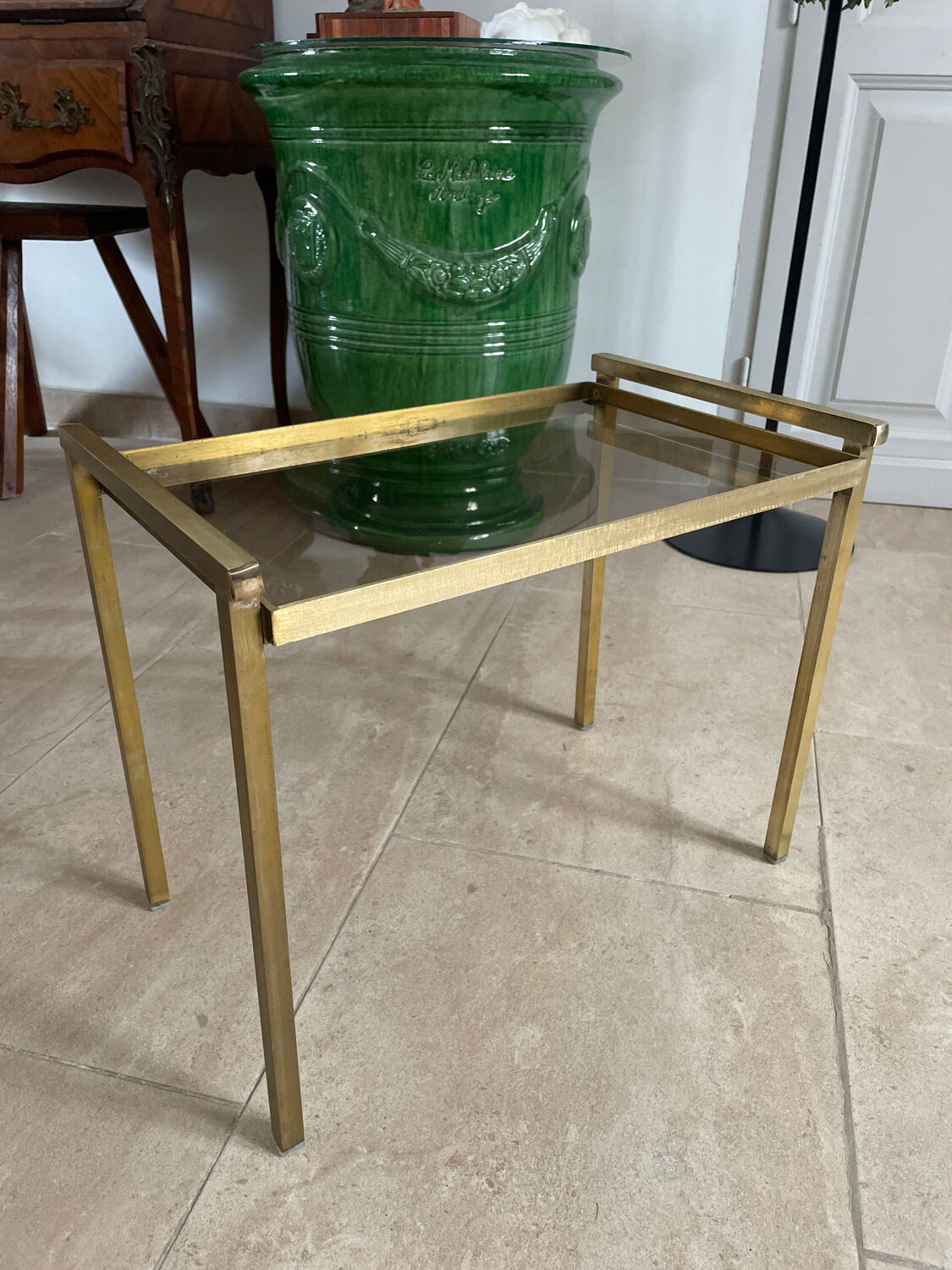Vintage coffee table end of sofa 1970