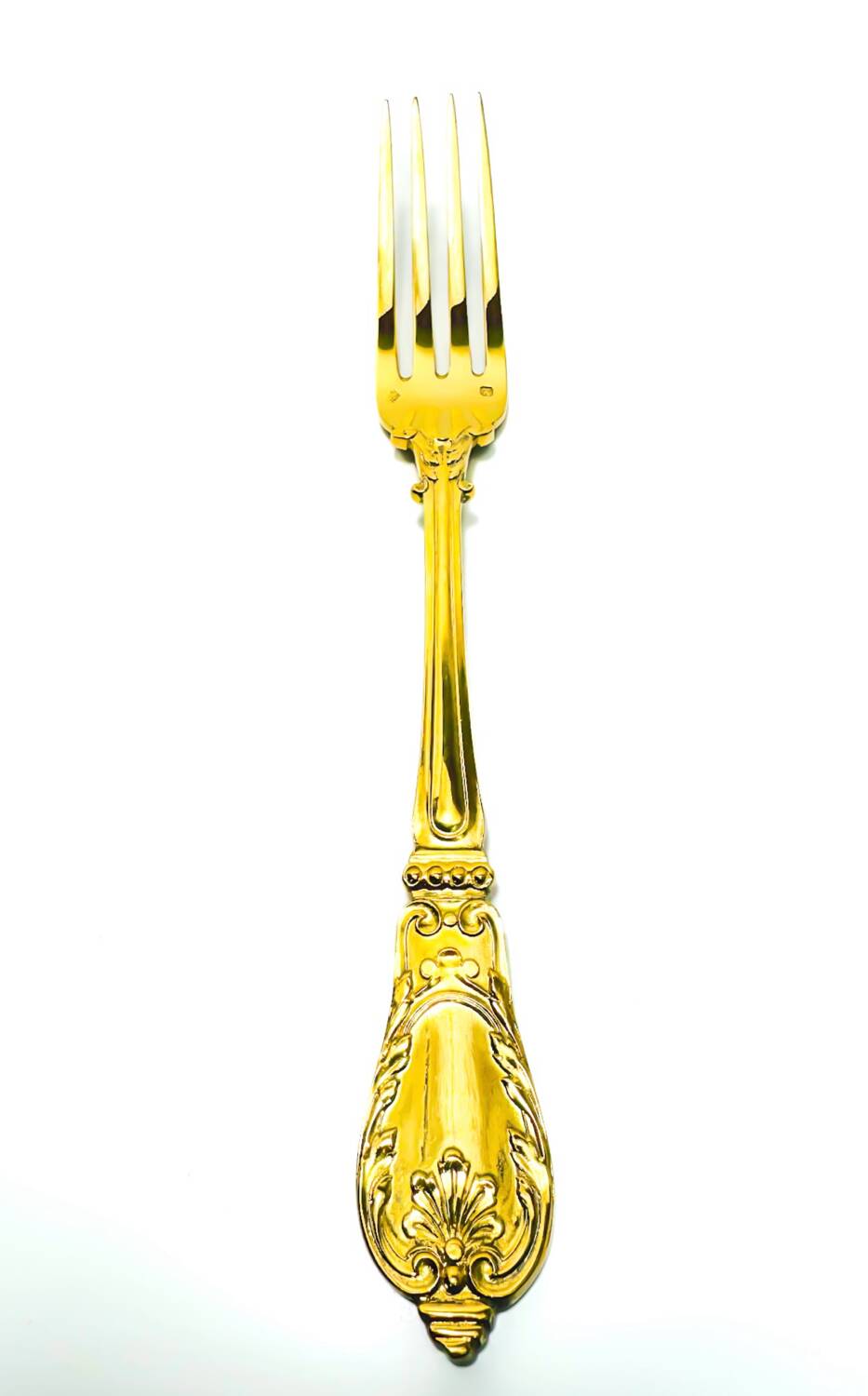 Prestige case for Odiot cutlery, solid silver and gold