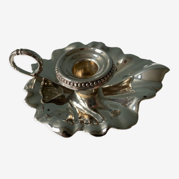 Silver metal candle holder, SFAM goldsmith