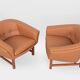 Pair of Corona lounge chairs by Lennart Bender, 1970