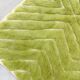Tapis berbère marocain M'rirt bicolore vert 2,91x2,04m