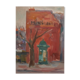 Painting by Nagao Usui "The Morris Column"