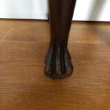 Carved wooden corner sellette