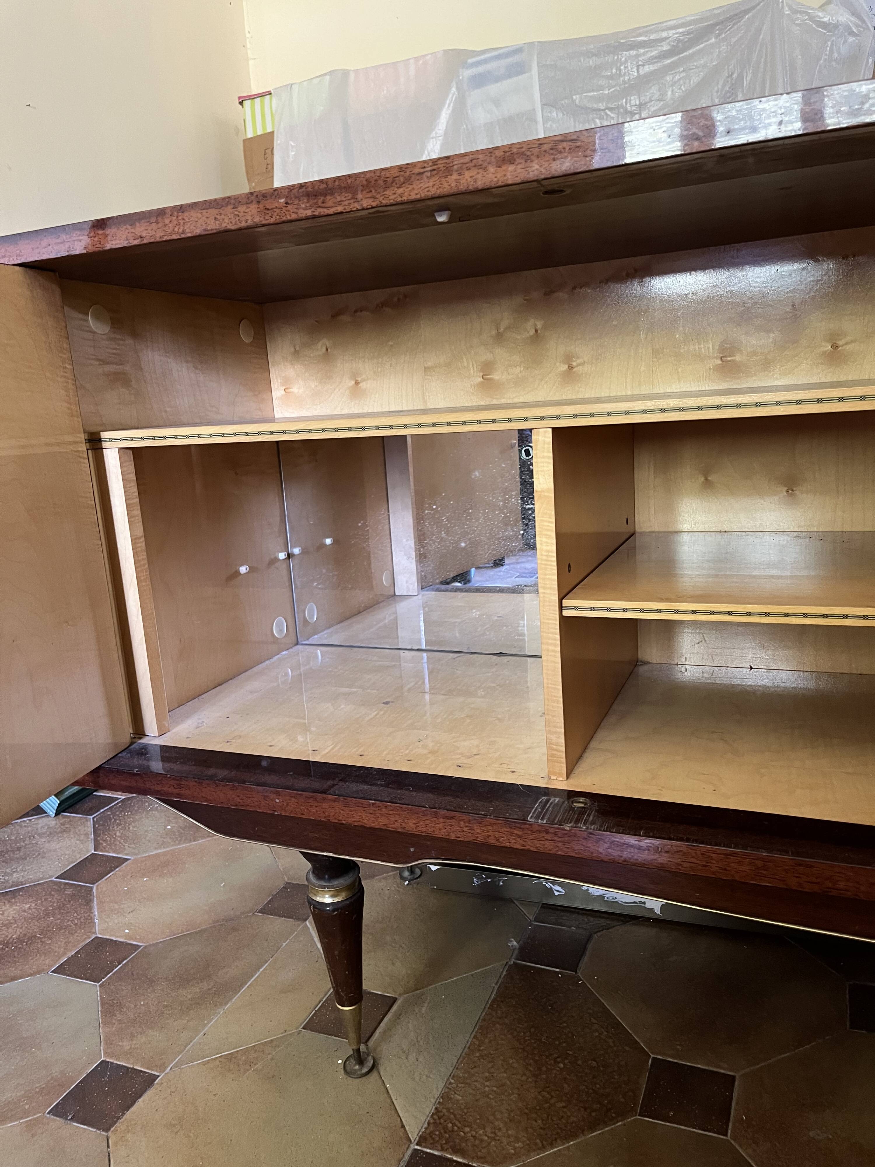 Lacquered wooden sideboard NF Meuble Seguin