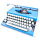 Revised Blue Olympia Dactymetal typewriter