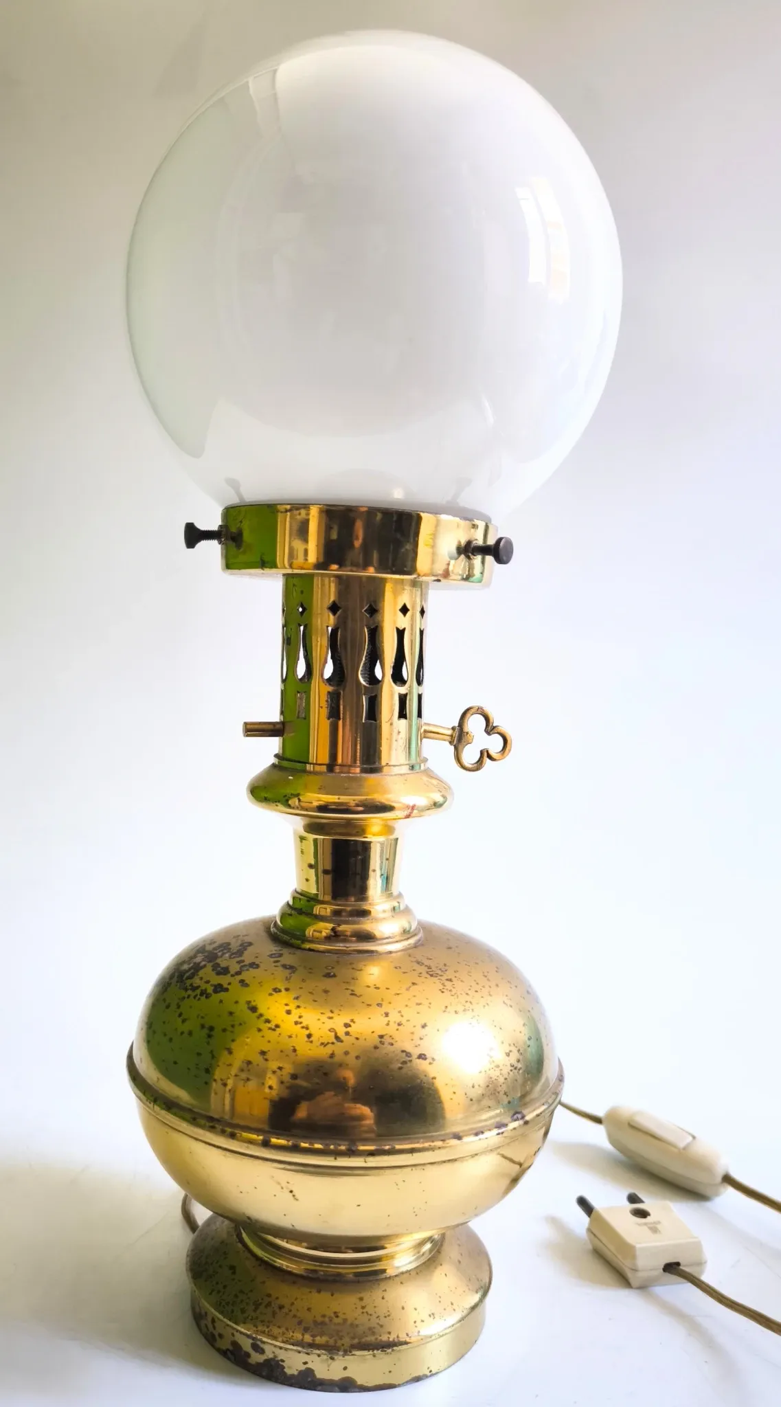 Mid Century lamp in Neoclassical Revival style