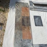 Napoleon III marble fireplace with modillions