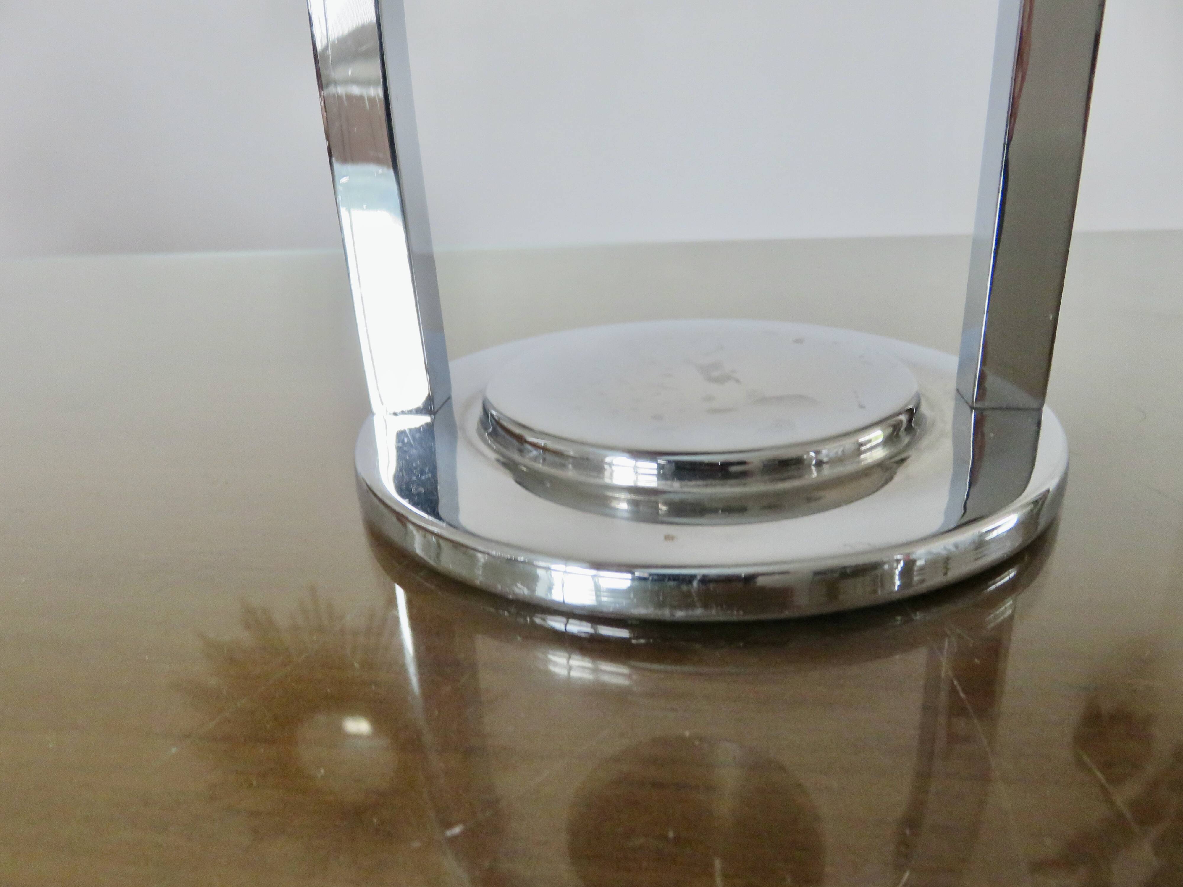 Art deco citrus press in chrome-plated brass 1930s 40s