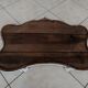 Antique Louis XV style white patinated mirror