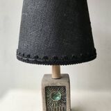 Stone and ceramic bedside lamp.