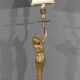Regulate Lamp, Art Nouveau style, signed C.Rosa – Mid 20th century