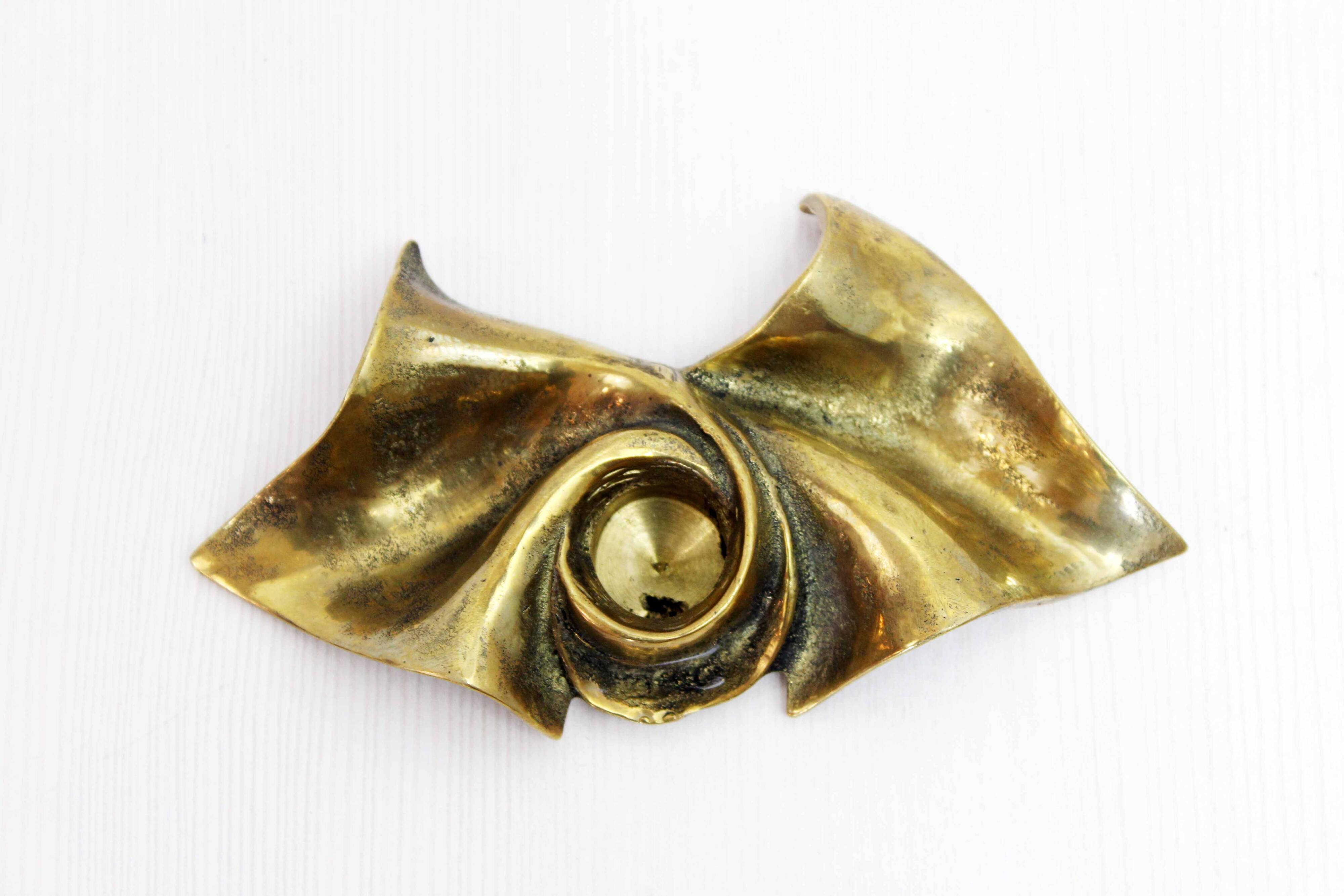 Bougeoir en bronze 1950