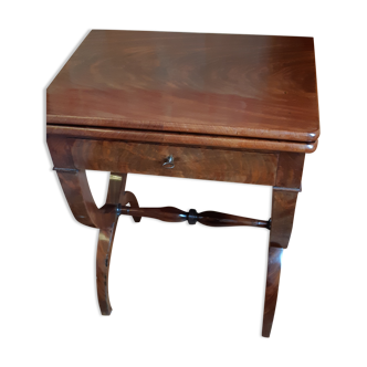 Mahogany game table