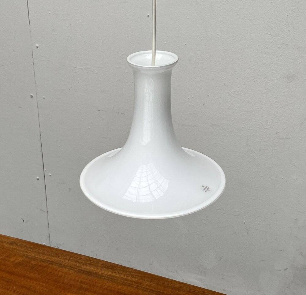 Vintage Danish model Mandarin Pendant Lamp Small by Michael Bang for Holmegaard, 1970s