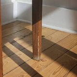 Solid wood side table - Louis XVI style