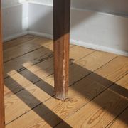 Solid wood side table - Louis XVI style