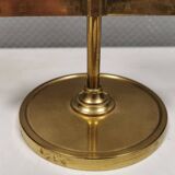 Danish double candle holder in solid brass 1960-70s.