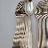 Ravinet d'Enfer silver plated cutlery set 38 pieces