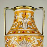 Antique ceramic vase by Serafino Volpi for Deruta, Italy, 1950s.