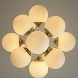 Sputnik Chandelier Vintage Pendant Light Large Hanging Lamp Space Age Style