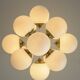 Sputnik Chandelier Vintage Pendant Light Large Hanging Lamp Space Age Style
