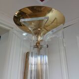 Italian design plexiglass floor lamp.