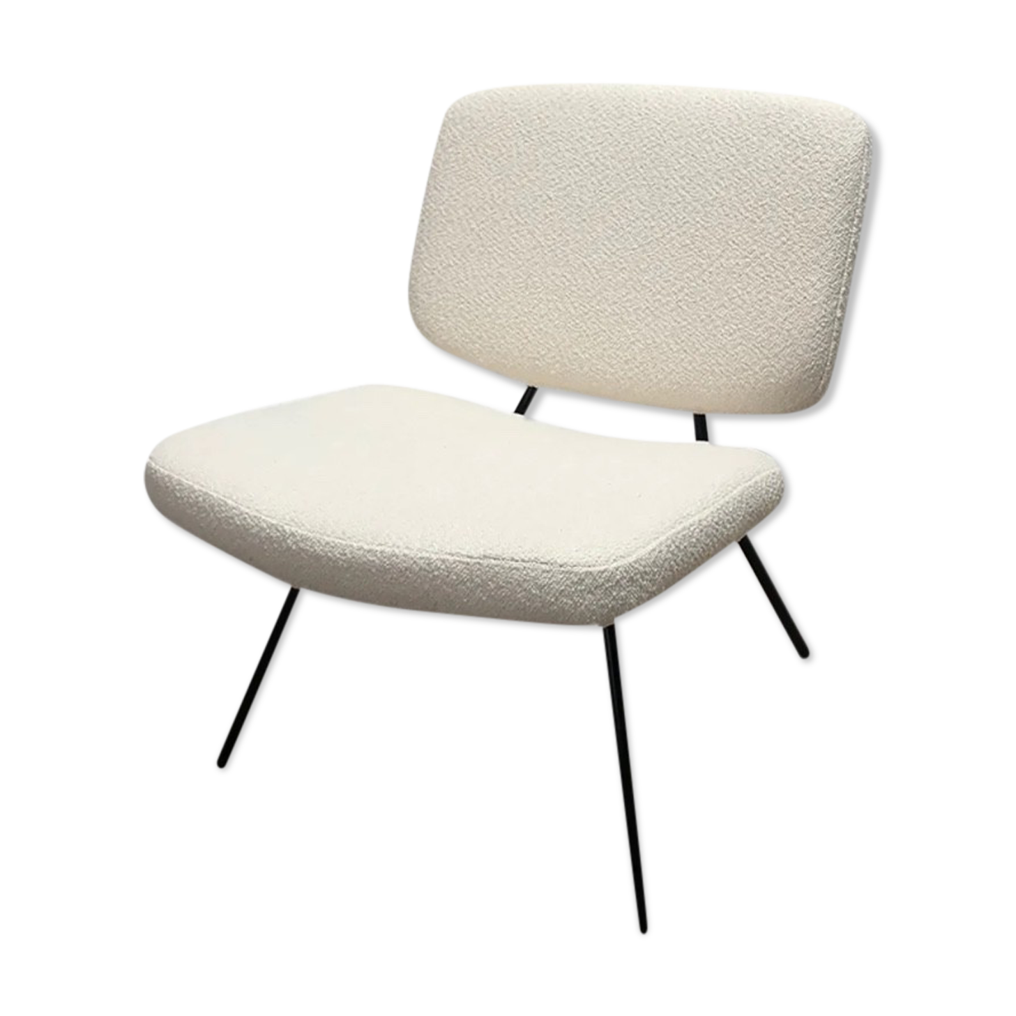 Pierre Paulin's CM 190 heater for Thonet with Lelièvre buckle