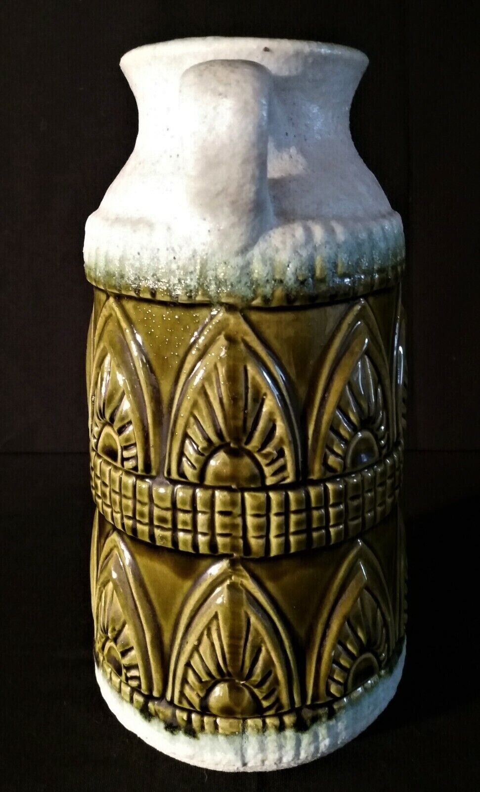 Vintage ceramic vase 60s Germany
