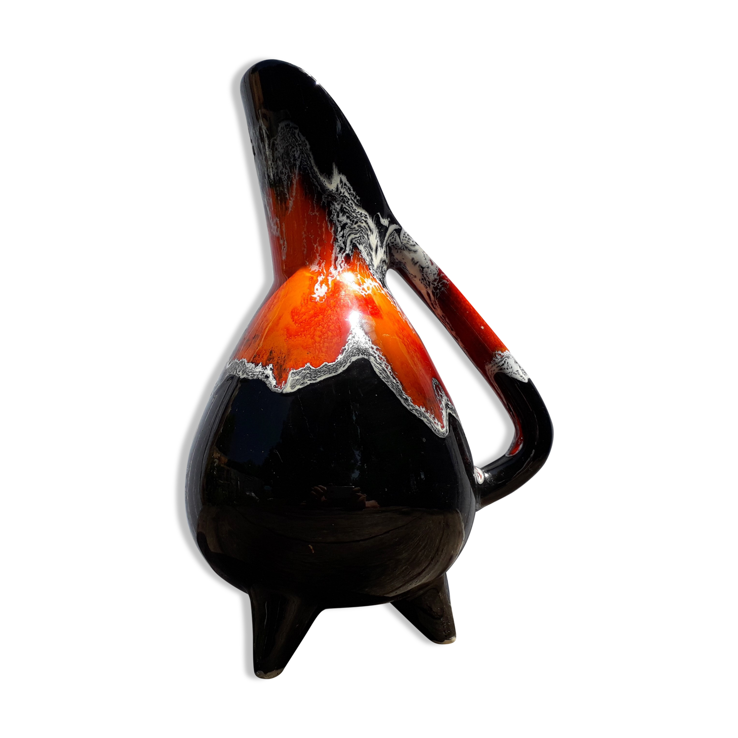 Vase tripod vallauris