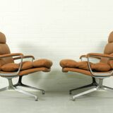 Ensemble de 2 fauteuils lounge Paul Tuttle 'Gamma' pour Strässle, 1970