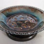 Vintage silver-plated butter dish