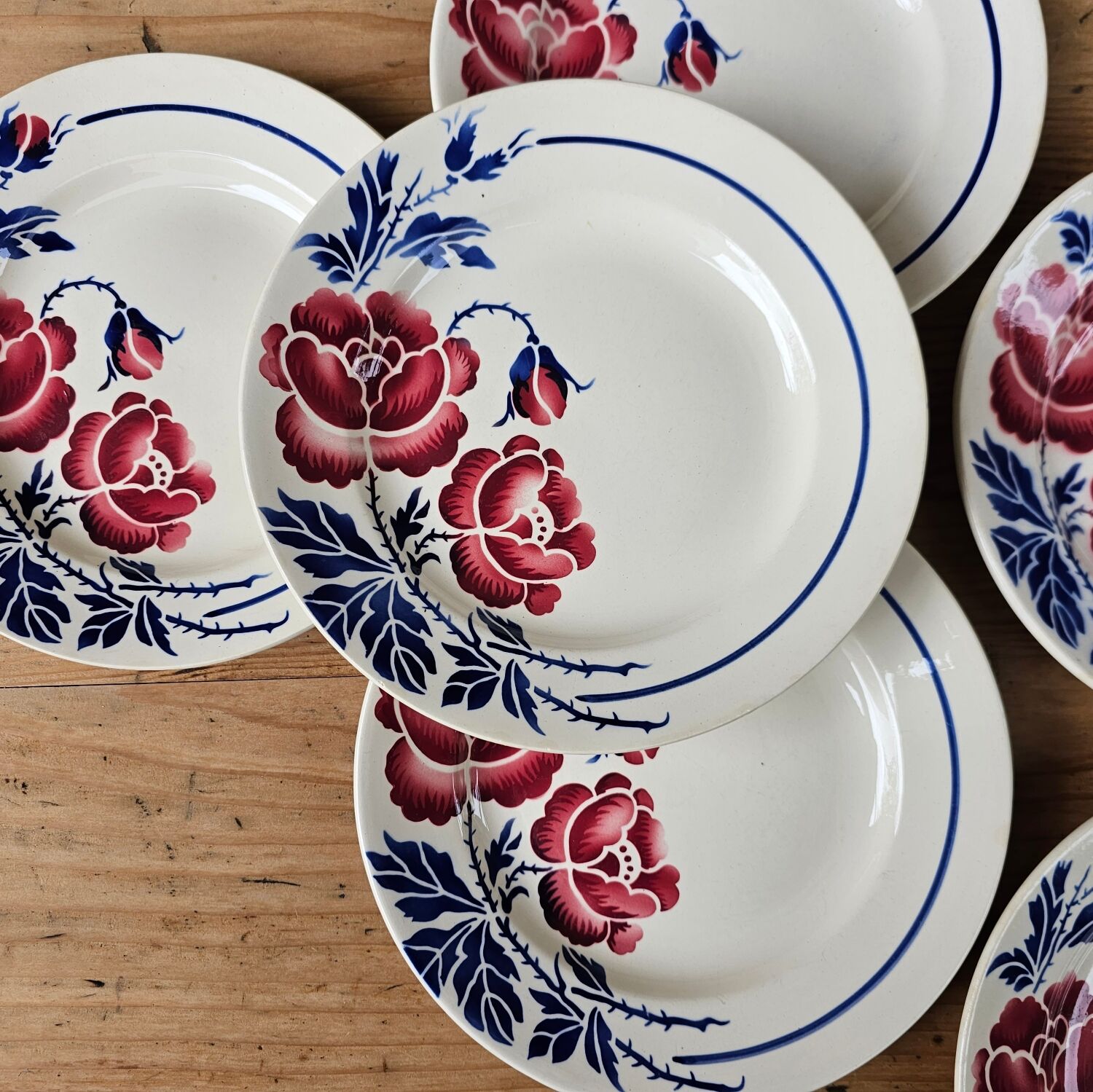 Flat plates Eugène Sarreguemines