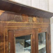 Early 20th century walnut corner cabinet