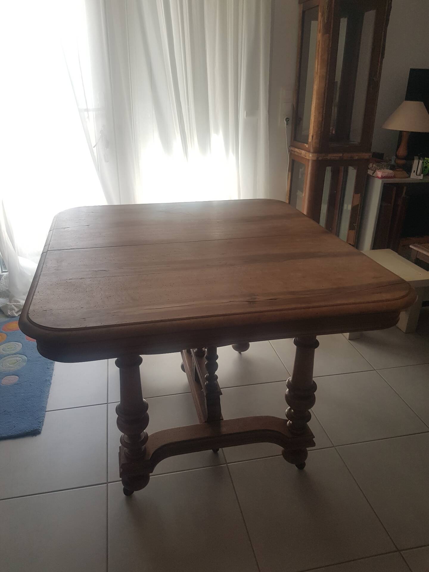 Very large solid wood table