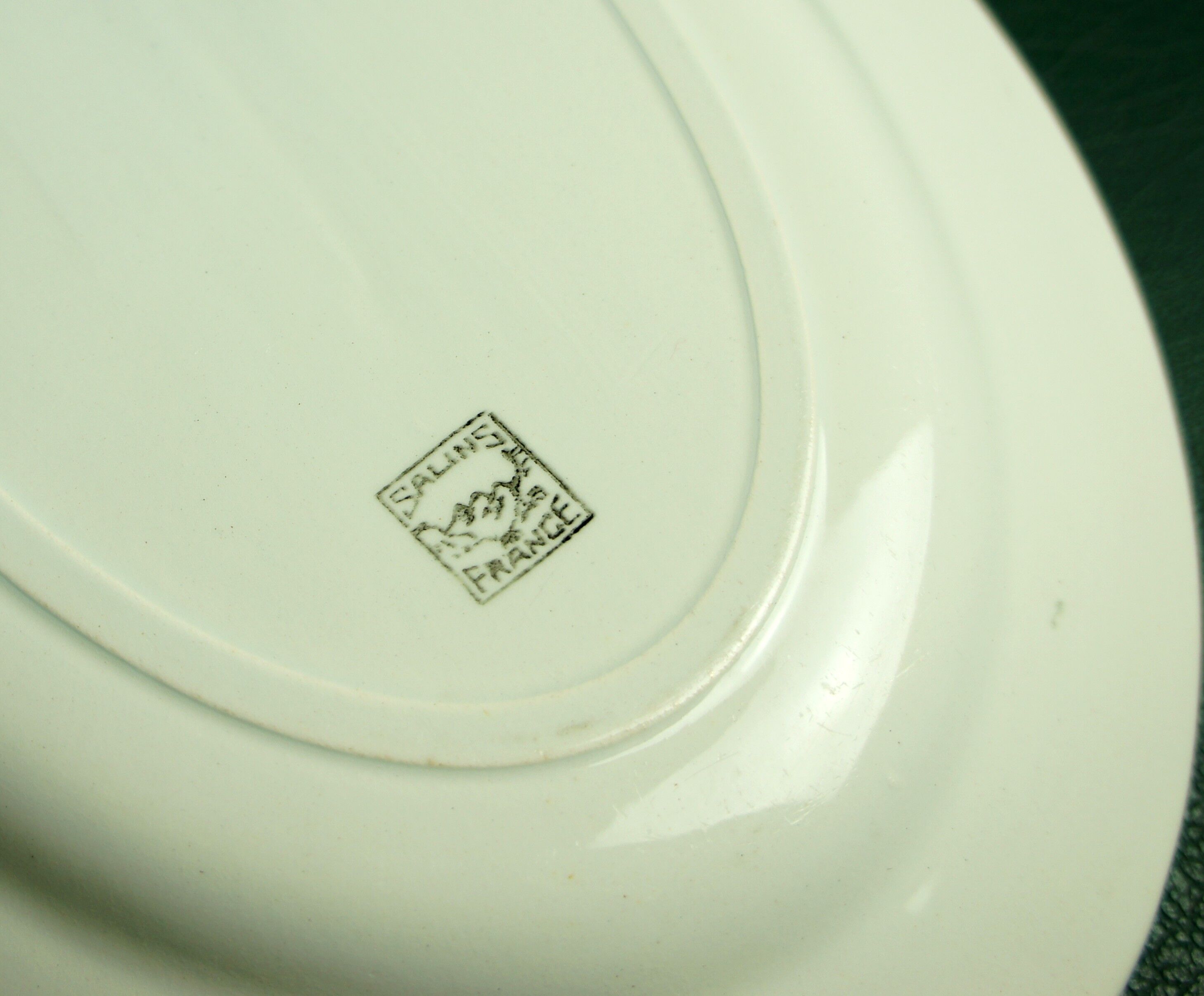 Salins France ceramic dish