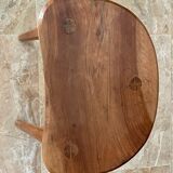 Vintage wooden tripod stool 1950