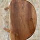 Tabouret tripode vintage en bois  1950